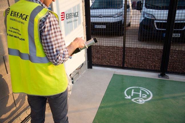 Eiffage Energía Sistemas produce ya en Albacete hidrógeno renovable a partir de electrólisis de agua