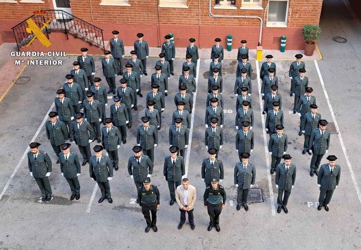 71 nuevos guardias civiles se incorporan a los acuartelamientos de diferentes pueblos de Albacete