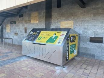 La estación de Vialia Albacete Los Llanos estrena aparcamiento seguro para bicicletas