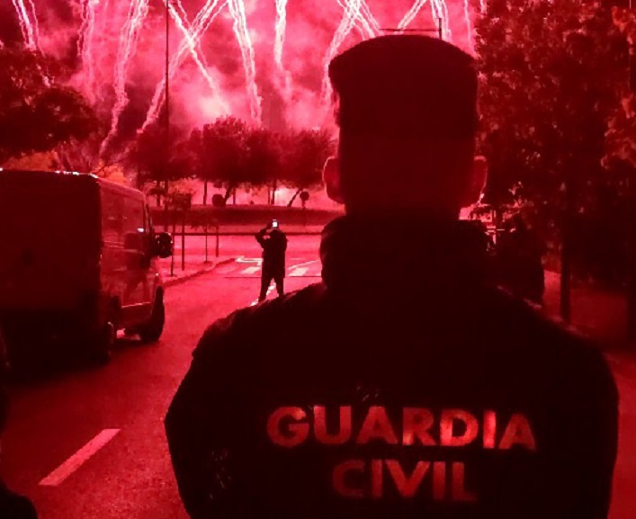 La Guardia Civil interviene más de 9.000 unidades de artificios pirotécnicos en establecimientos de Guadalajara