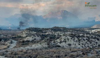 Controlado el incendio forestal declarado este miércoles en un paraje de Hellín (Albacete)
