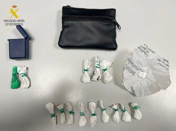 Un detenido y 11 gramos de cocaína incautados en un operativo en Tarazona de la Mancha (Albacete)