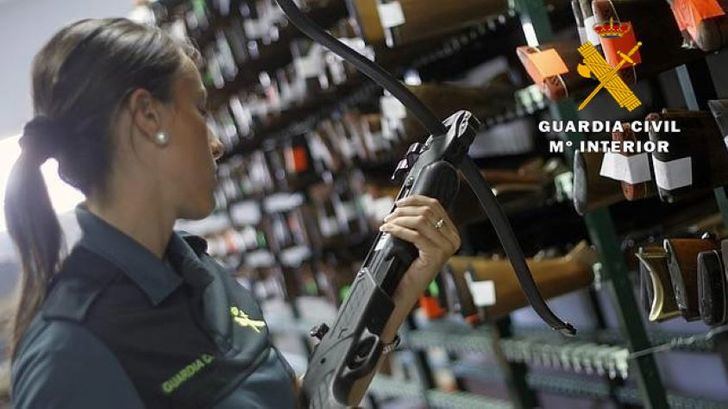 La Guardia Civil de Caudete, Casas Ibáñez y Elche de la Sierra harán desde el lunes control de armas