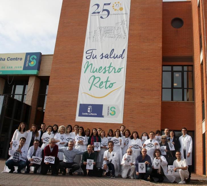 Premian al Hospital Mancha Centro de Alcázar en dos congresos de oftalmología 