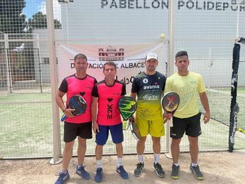 Javier Angulo y Juanma Gómez, campeones del torneo de pádel de Barrax