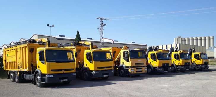 Medio Ambiente de la Diputación de Albacete adquiere 5 camiones para reforzar la recogida de envases y papel