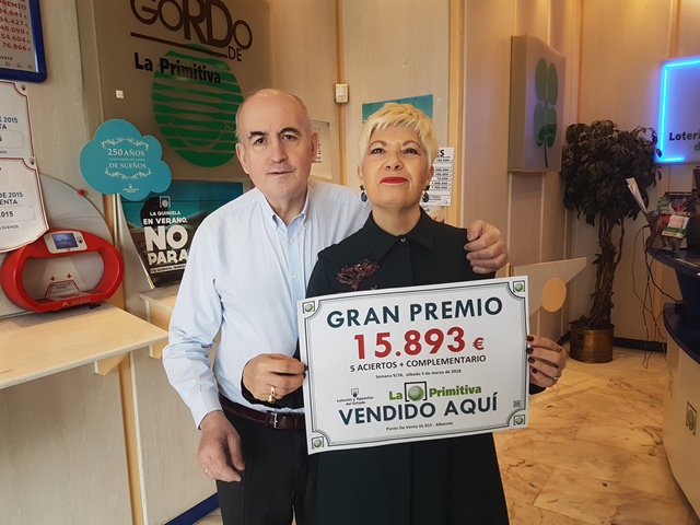 Premio de 15.893 euros para un boleto de Primitiva validado en Albacete, en Menéndez Pidal