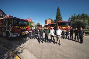 La Diputación de Albacete invierte cerca de 2 millones de euros en cinco camiones para el servicio de bomberos
