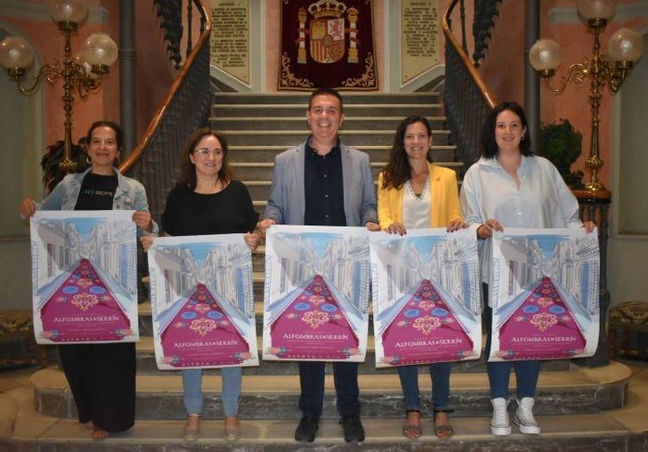 Elche de la Sierra celebra el Corpus del 9 al 11 de junio con sus Alfombras de Serrín como grandes protagonistas