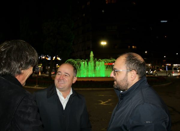 Concluyen las obras de mejora realizadas en la fuente de la Plaza Benjamín Palencia de Albacete