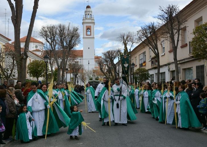 Inicio de la procesión de las Palmas este domingo en Albacete