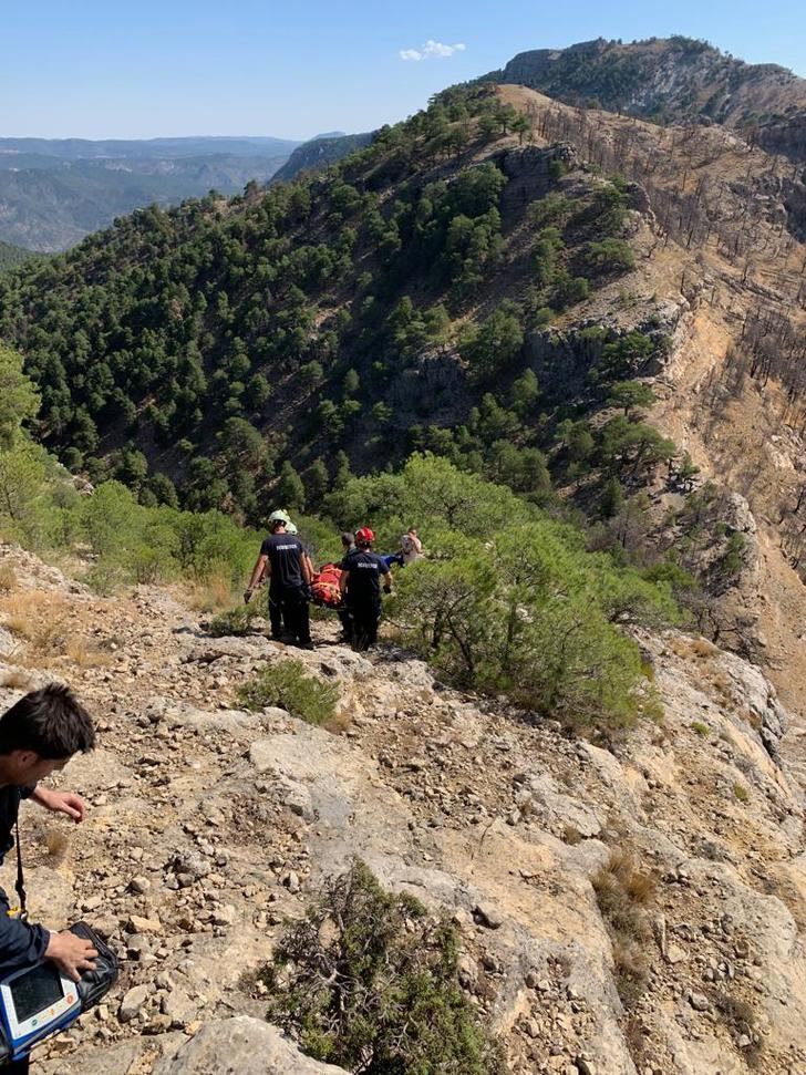 Rescatada la mujer de 52 años herida al caer a un barranco cuando hacía senderismo en Molinicos (Albacete)