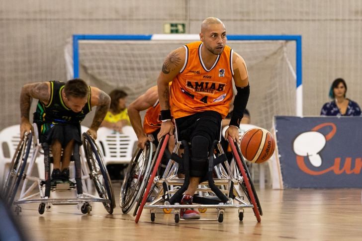 El BSR Amiab Albacete se impuso al Rincón Amivel (76-58) en el Ciudad de Albacete de baloncesto en silla de ruedas