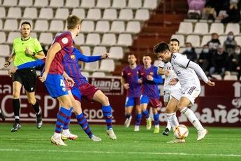 Manu Fuster lidera el triunfo del Albacete Balompié ante el Barça B (2-0)