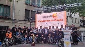 Albacete celebró con el BSR Amiab el título de campeón de Europa
