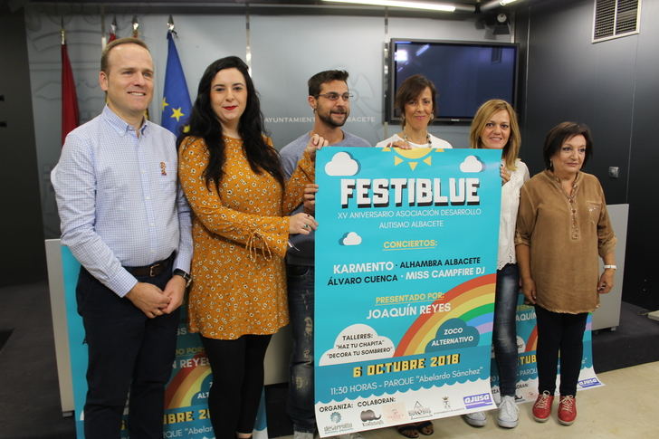 Albacete celebra el primer ‘Festiblu’ con motivo del XV aniversario de la asociación Desarrollo Autismo