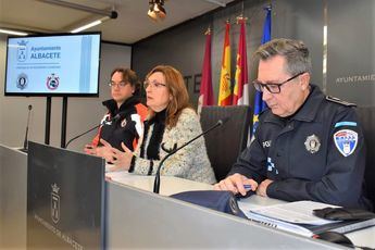Impresionante. 15 avisos por daños a fachadas y 10 por elementos afectados, en Albacete