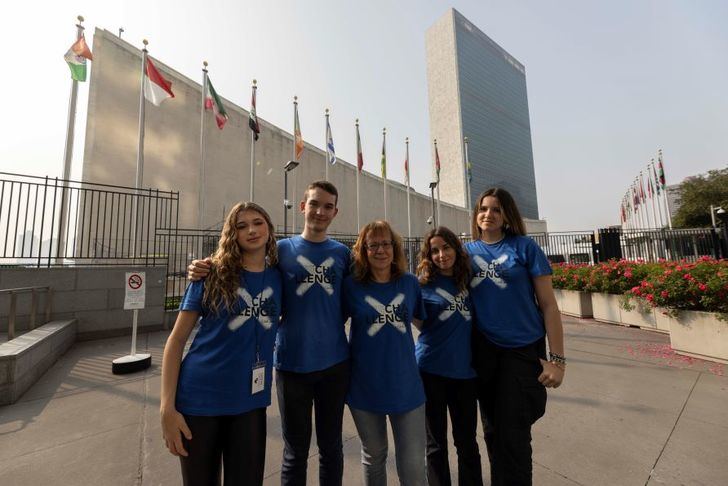 Las Naciones Unidas reciben a cuatro estudiantes albaceteños para escuchar sus propuestas sociales y sostenibles