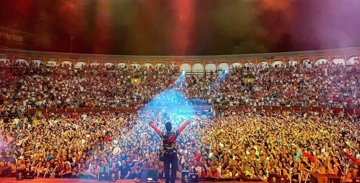 Luis Fonsi en su concierto en Toledo