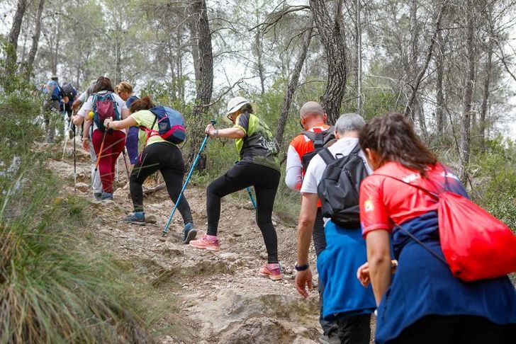 Villamalea recibió a los participantes de la Rutas de Senderismo de la Diputación, este fin de semana