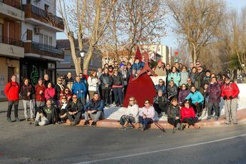 El Gran Chamán de Alpera dio la salida a la XI edición de las Rutas de Senderismo de la Diputación