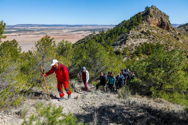 Siguen avanzando las Rutas de Senderismo de la Diputación, este fin de semana en Ontur y El Bonillo