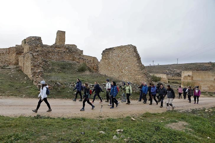 Munera acogió el pasado domingo la III ruta de senderismo de la Diputación