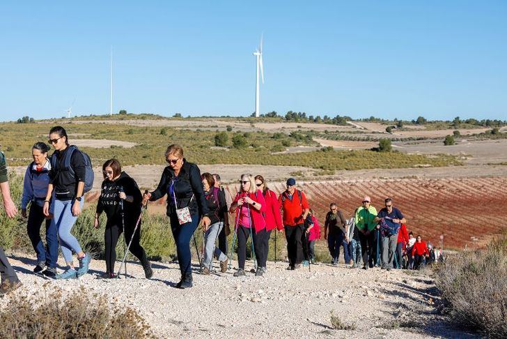 El calor destacó en la nueva ruta de Senderismo de la Diputación Provincial por Pozo Lorente