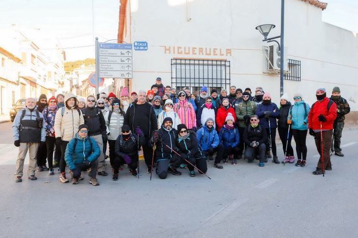 Soleado y fresco día en Higueruela, en las Rutas de Senderismo de la Diputación de Albacete