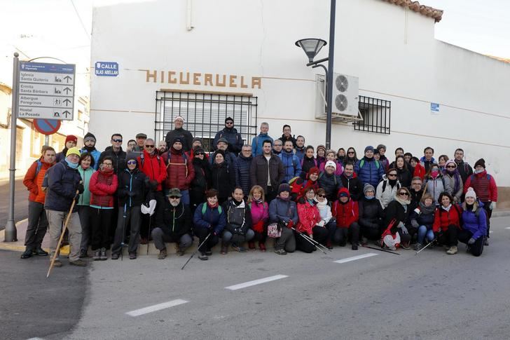 Higueruela recibió el pasado fin de la semana la II ruta senderista de la Diputación 2019