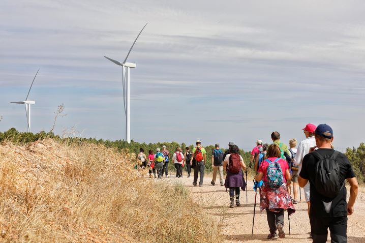 Lezuza abrió las puertas de las rutas de Senderismo de la Diputación tras el parón estival
