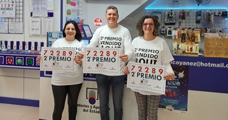 El 72.289, segundo premio de El Niño, trae suerte a C-LM y deja premios en seis localidades de la región