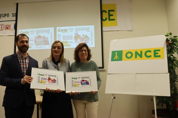 Junta y ONCE presentan los cupones de los sorteos del Día de la Igualdad Salarial y el Día Internacional de las Mujeres