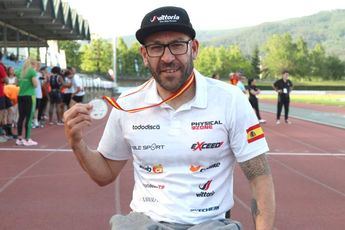 El atleta de Amiab Rafael Botello se proclama triple Campeón de España de Atletismo Adaptado