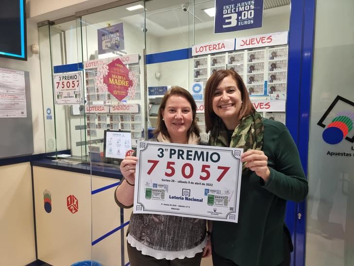 La Lotería Nacional deja un tercer premio de 150.000 euros en Albacete