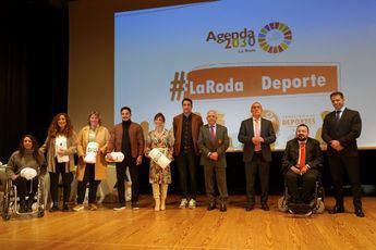La Diputación de Albacete celebra el nombramiento de La Roda como Villa Europea del Deporte