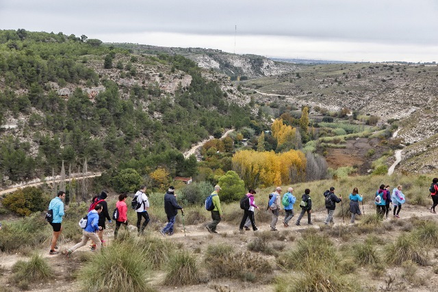 Valdeganga recibe este fin de semana a los senderistas en una nueva ruta de la Diputación