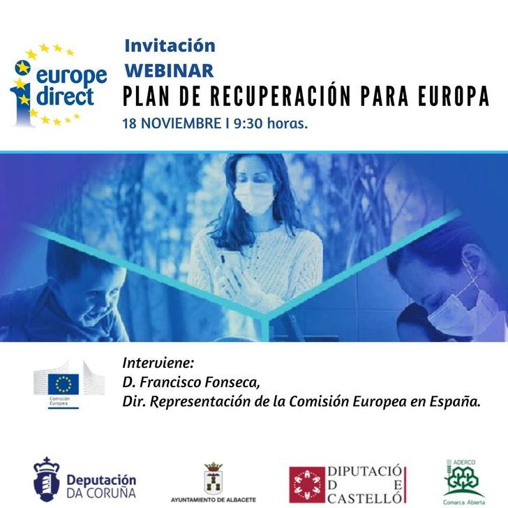 El Ayuntamiento de Albacete ofrece un seminario online sobre los fondos del Plan de Reconstrucción para Europa