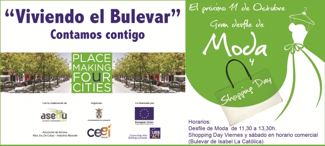 Desfile de Moda y Shopping Day en el Bulevar de Isabel la Católica y Menéndez Pidal
