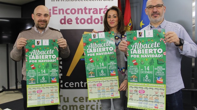 Albacete ¡Abierto por Navidad!, la campaña del comercio de Albacete para estas fiestas