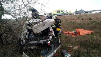Un hombre de 81 años muerto en un choque de dos turismos en la A-30, en Pozo Cañada (Albacete)