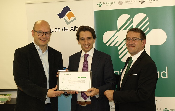 Aguas de Albacete recibe el Reconocimiento de Fraternidad-Muprespa por su reducción de la siniestralidad