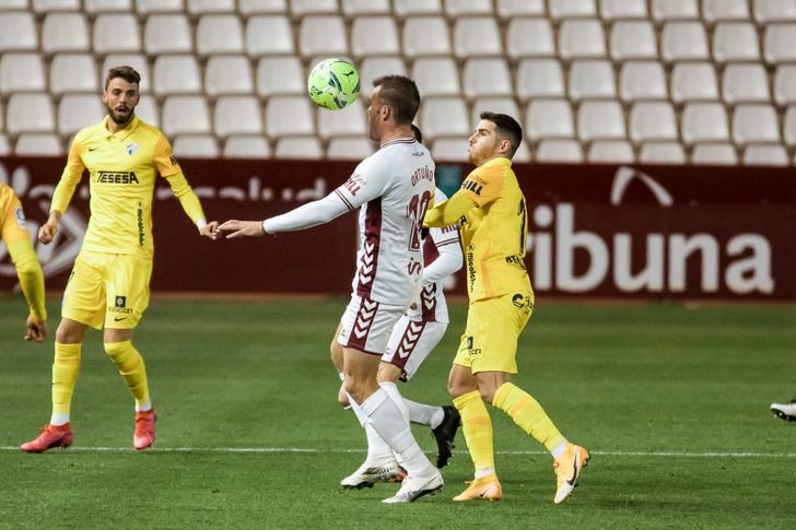 El Albacete Balompié no pasó del empate en casa ante el Málaga (1-1)