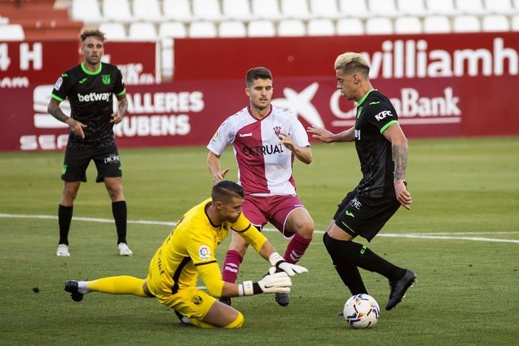 Imagen del amistoso del Alba contra el Leganés