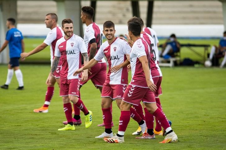 Imagen del amistoso Albacete-Majadahonda (2-0).
