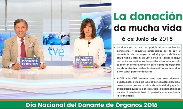 ALCER Albacete organiza actividades con motivo del Día Nacional del Donante de órganos y Tejidos