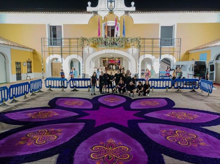 Las Alfombras de Serrín de Elche de la Sierra brillarán de nuevo en la Feria de Albacete