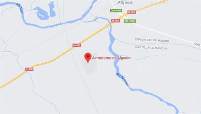 Un hombre de 65 años y una mujer de 23, fallecidos tras al estrellarse una avioneta cerca del aeródromo de Algodor (Toledo)