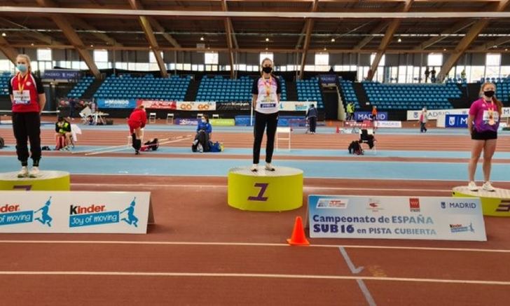 Ana Serrano, del Club Atletismo Albacete, se proclama campeona de España de salto de longitud