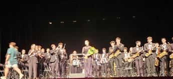 Exitazo del concierto de la Banda Sinfónica del Conservatorio Superior de Música en el Teatro Circo de Albacete